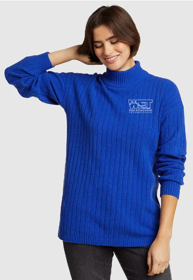Ladies Alpine Route Essentials Ribbed Mock Neck Sweater