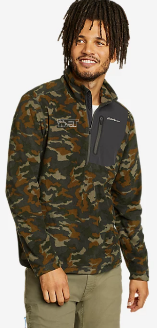 Eddie Bauer Cloud Layer Pro 1/4 Zip—Camo