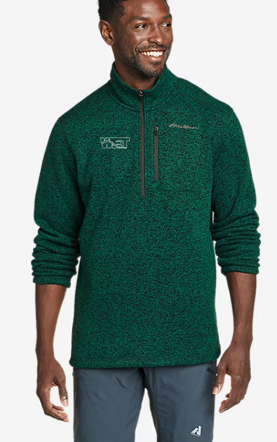 Eddie Bauer Outpace Flex Fleece 1/2 Zip—Juniper