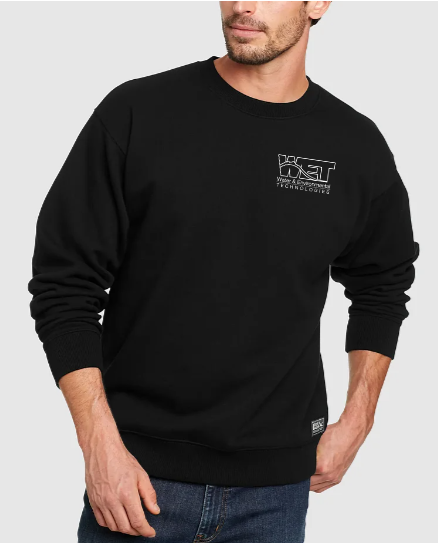 Mens EB Signature Fleece Crew Sweatshirt