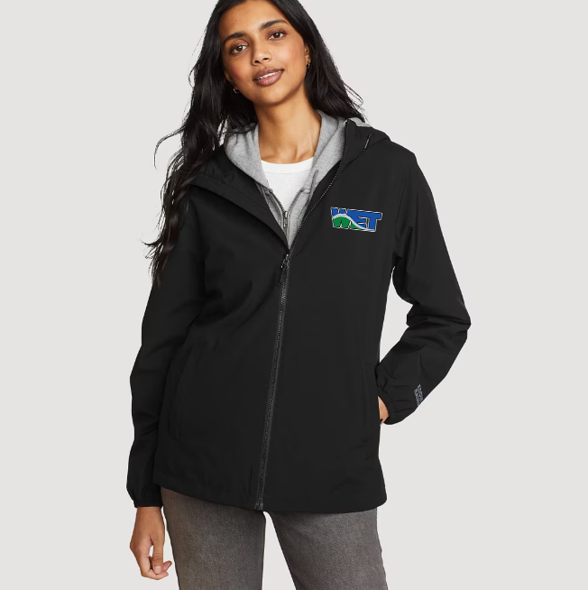 Eddie Bauer Women's Rainy Pass Water-Repellent Hooded Jacket