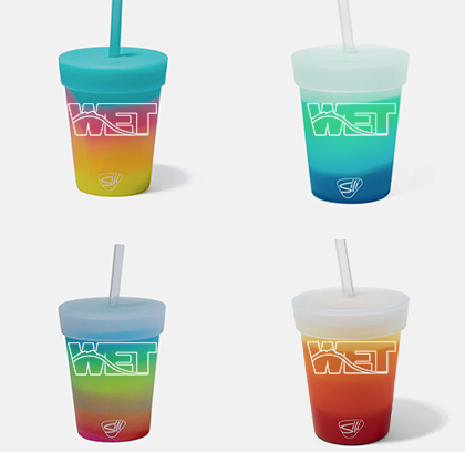 Silipint Silicone 8 oz Kids Straw Tumbler