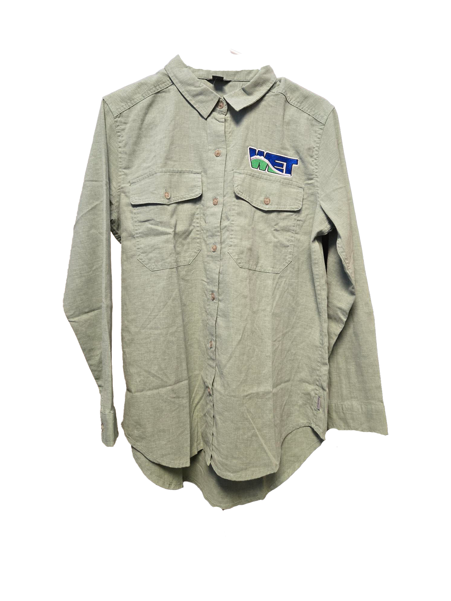 Ladies Eddie Bauer Hemplify Long Sleeve Utility Shirt