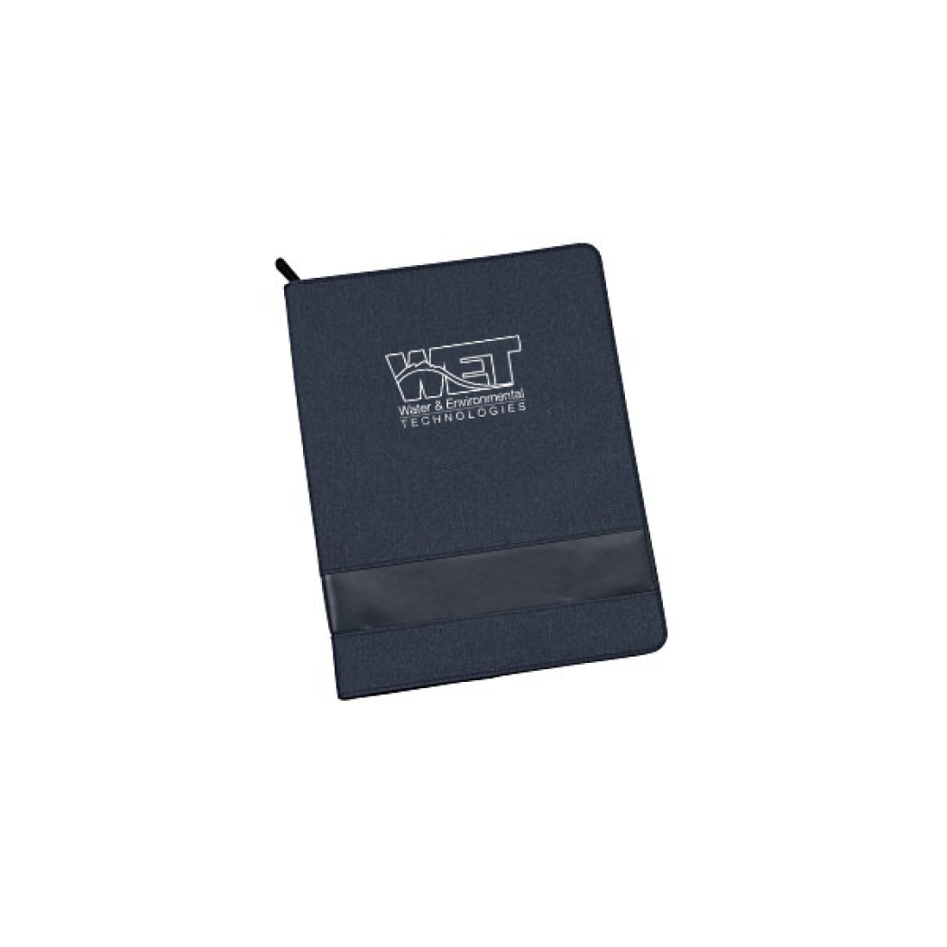 Polyester Zipper Padfolio