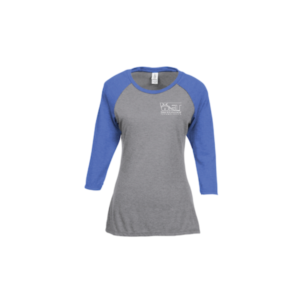 3/4 Sleeve Baseball Shirts—Ladies'