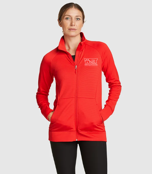 Ladies Eddie Bauer High Route Grid Fleece  Full-Zip Mock Neck