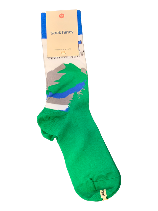 WET Long Socks-Green Nature
