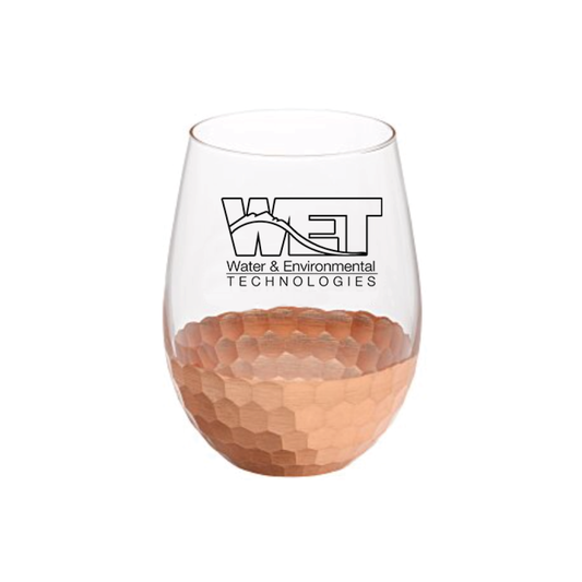 Copper Bottom Wine Glass