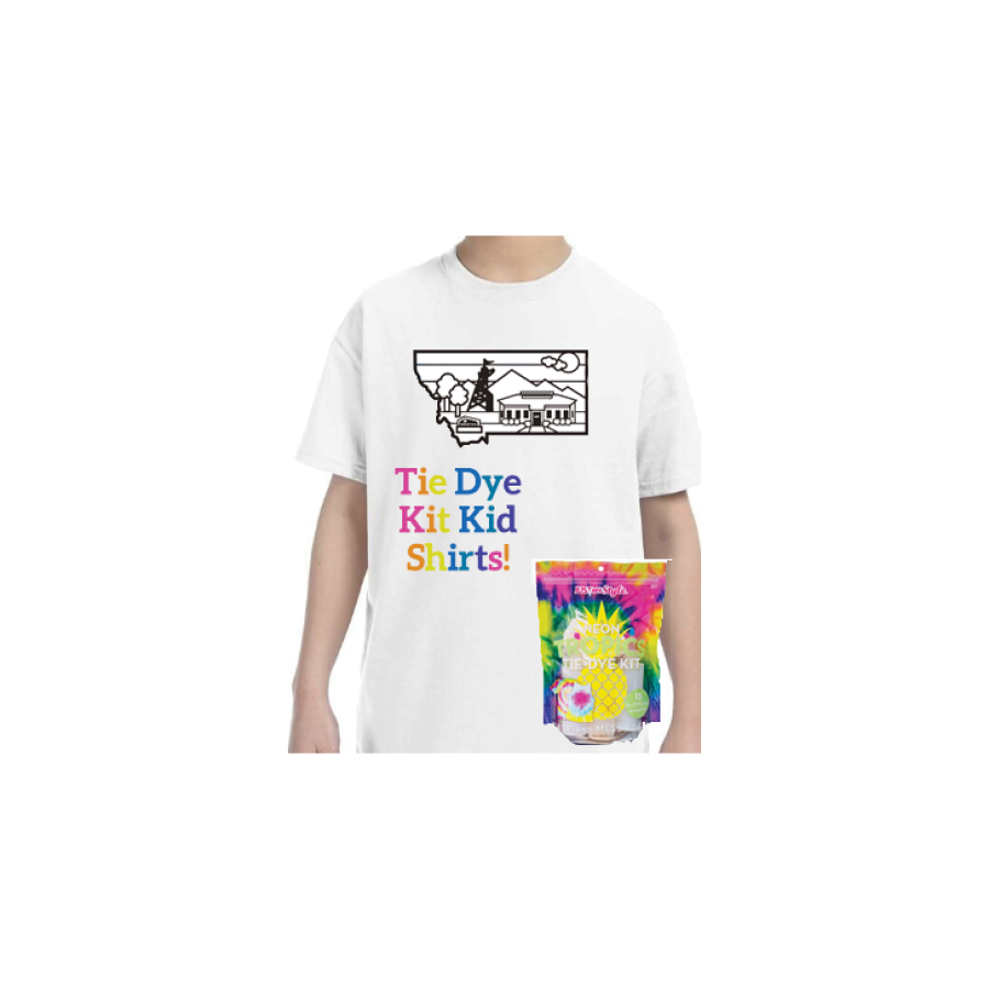480 Park St Kid's Shirt, Washable Markers, & Tie Dye Kit